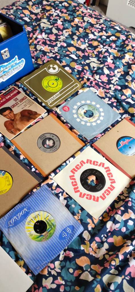 X110 7 inch vinyl singles plus x2 singles cases