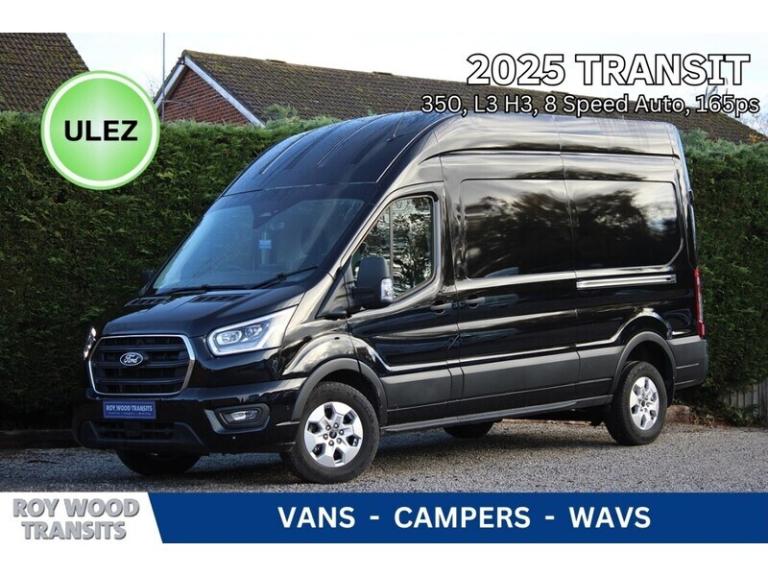 2025 Ford Transit 350 L3 H3 Limited Automatic 165ps Euro 6 - Low miles Panel Van Diesel Automatic