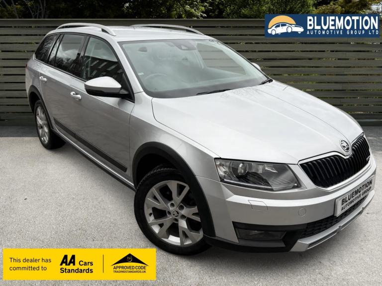 ✿2015/15 Skoda Octavia 2.0 TDI 150 CR SCOUT 4x4 5dr, Silver, Diesel ✿GREAT SPEC✿
