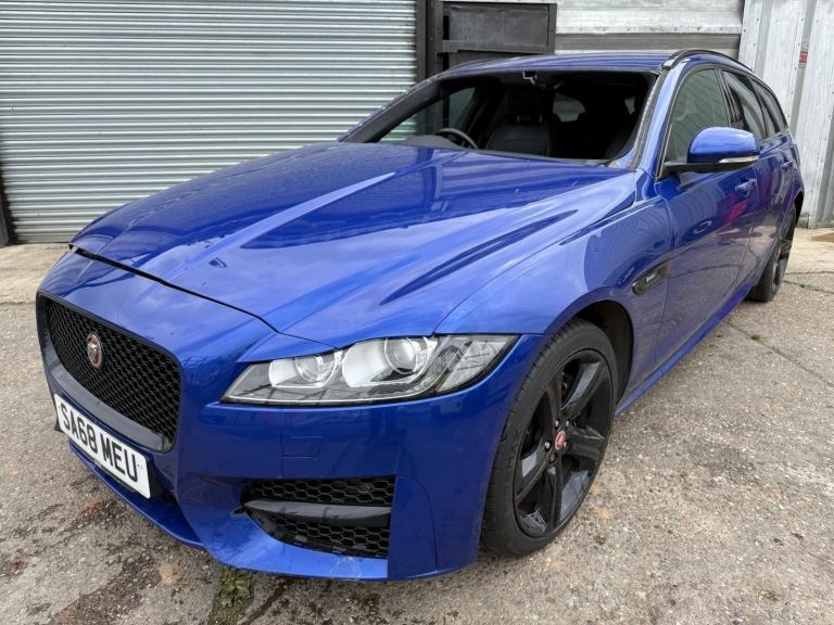 2019 68 REG JAGUAR XF R-SPORT ESTATE 2.0TDi AUTO DAMAGED REPAIRABLE SALVAGE