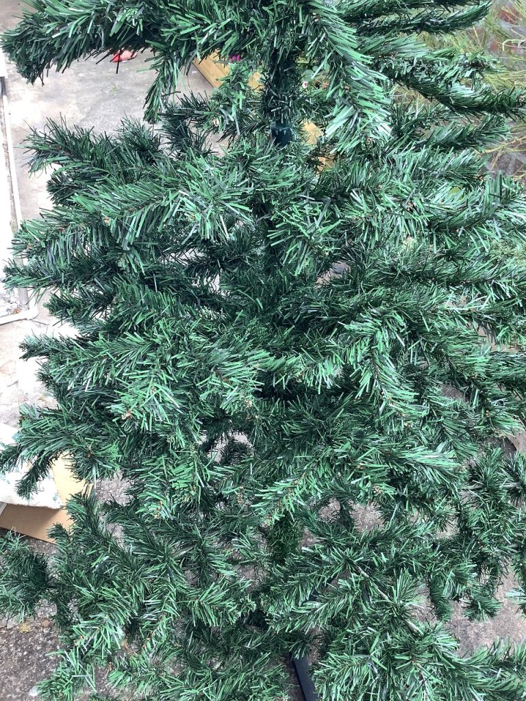Artificial Christmas Tree – Green, Good Condition