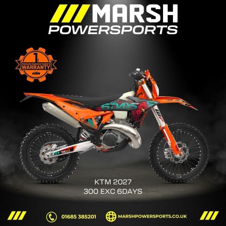KTM 300 EXC 6DAYS 2027 - KTM Main Dealer - Reserve Now!