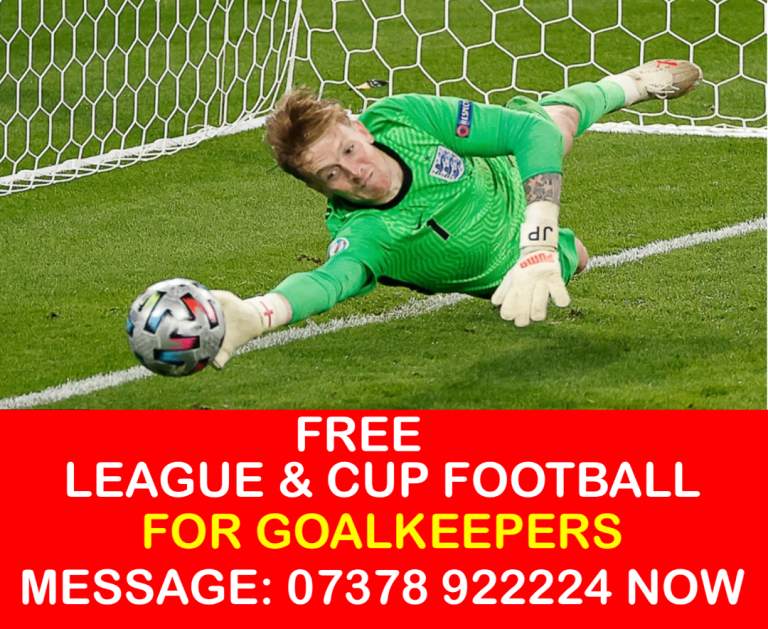 GOALKEEPER WANTED, £20 CLEANSHEET BONUS PAID, FOOTBALL TEAM IN LONDON