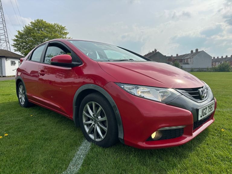 LATE 2012 HONDA CIVIC 2.2 i-DTEC ES DIESEL 6 SPEED🚗ULTRA RED❤️1 YEAR WARRANTY!🚗NEW MODEL!