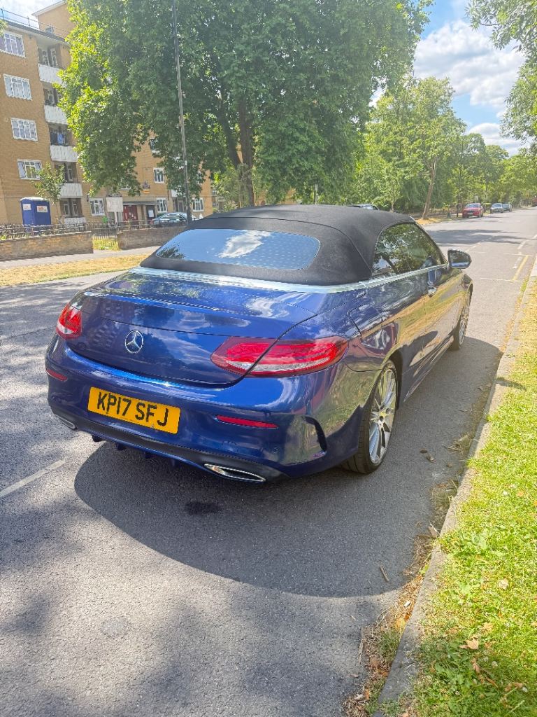 BLUE MERCEDES C CLASS FOR SALE - CAT S