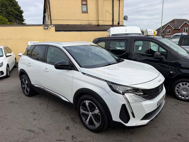 2022 22 PEUGEOT 3008 1.5 BLUEHDI ALLURE WHITE SUV DIESEL MANUAL 1 OWNER FSH