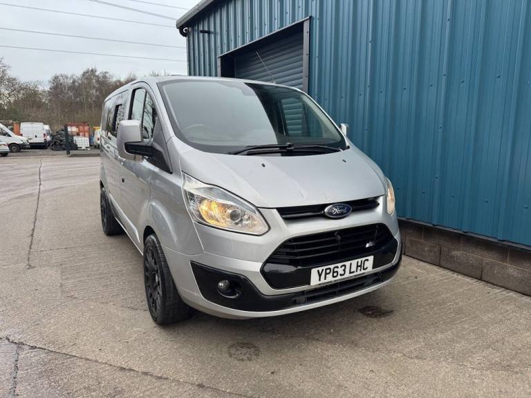 2013 Ford Transit Custom TDCI 270 LIMITED SILVER CREW CAB C/C PANEL VAN, 7 SEATS, 2.2, L1, H1, 12...