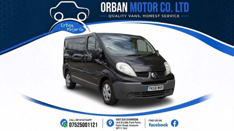 2008 Renault Trafic 2.0 TD dCi SL27 Panel Van 4dr Diesel Manual L1 H1 (214 g/km, 115 bhp) Panel V...