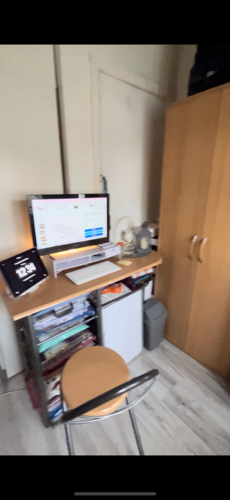 Wooden desk