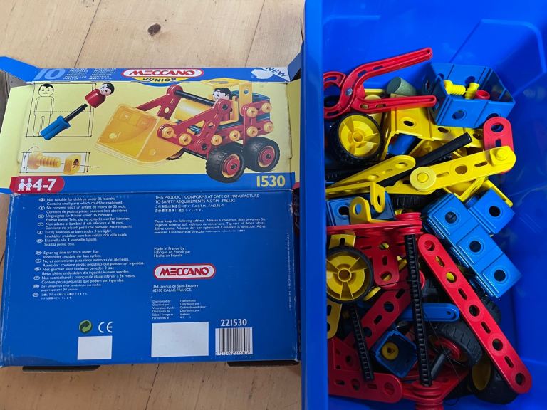 Vintage Meccano Junior Construction Set - Bulldozer