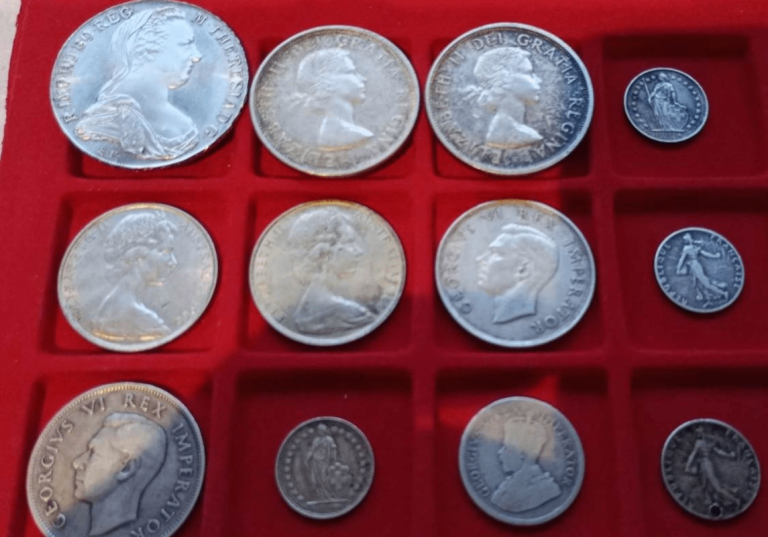 Job lot 146g of .800+ silver coins nice little investment