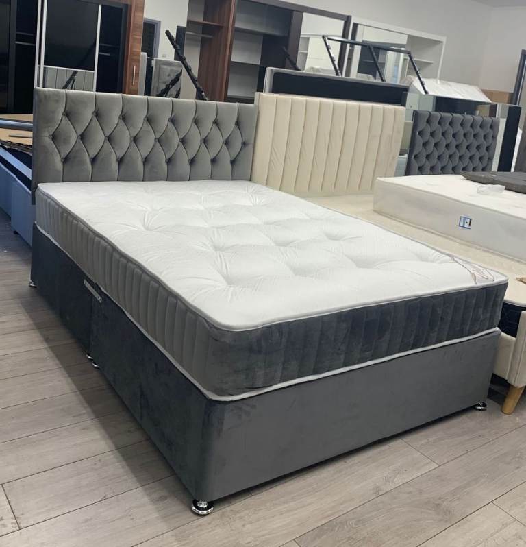 PRICE CUT 30% || 5FT King Size Bed Base with Mattress & Drawers || FAST DELIVERY