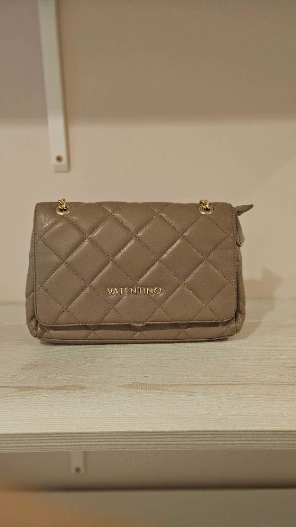 Valentino Quilted Shoulder Bag – Beige, As New