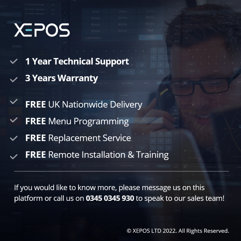 £99 BRAND NEW All in One XEPOS Takeaway System - EPOS Till Fast Food Pizza Indian Chinese