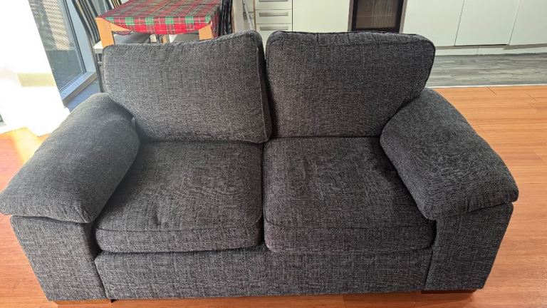 Sofa Two Seater charcoal grey 