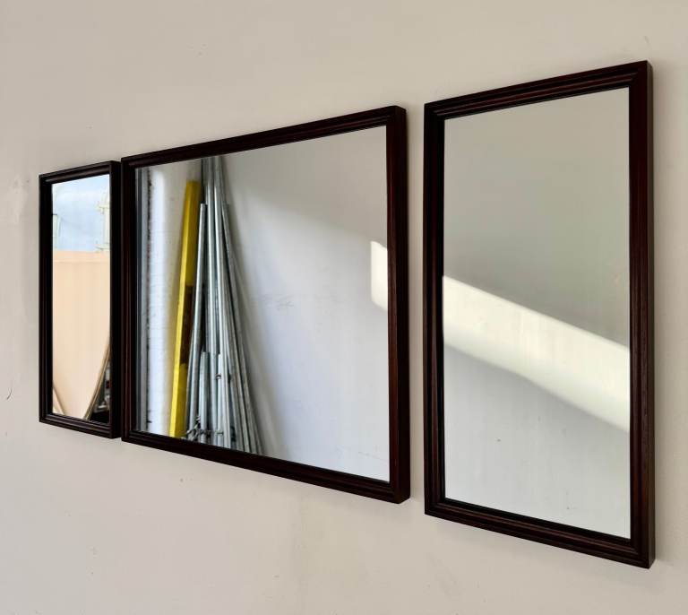 Set of 3 Wall Mirrors by STAG