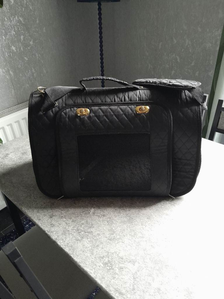 Small pet carrier.