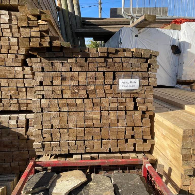 New Timber Fence Rails x200 Available
