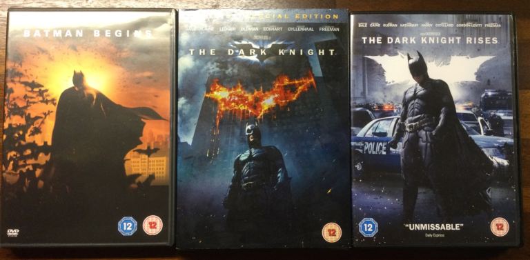 SET of the 3 ORIGINAL BATMAN MOVIES on DVD, including one 2-disc 'Special Edition'. PRISTINE.