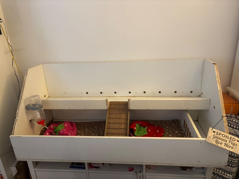 Handmade open guinea pig hutch & accessories - free to collect **must go before 6th March**