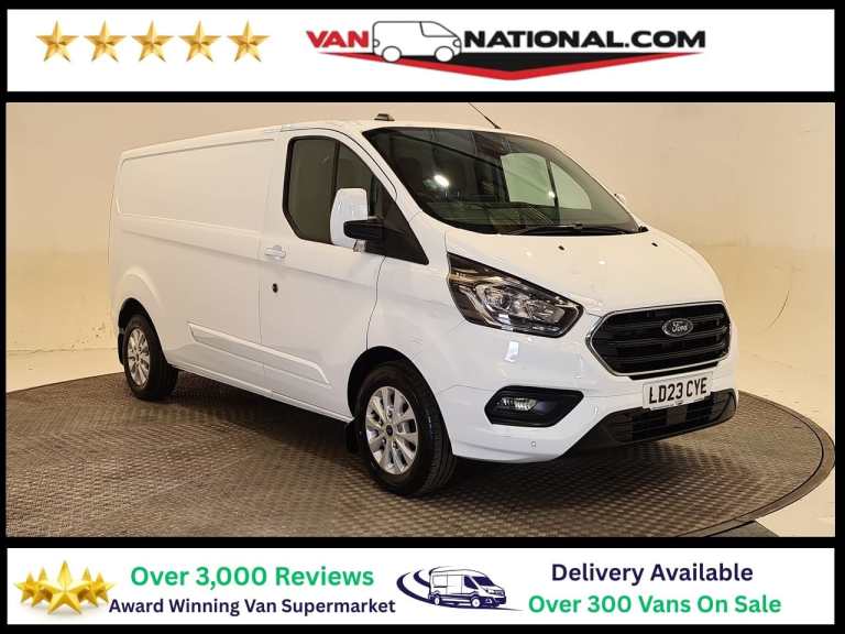 2023 Ford Transit Custom 2.0 EcoBlue 130ps Low Roof Limited Van PANEL VAN DIESEL Manual