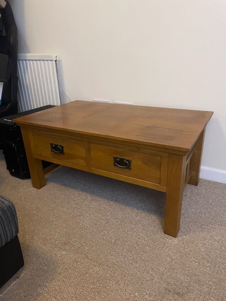 Solid Oak coffee table 