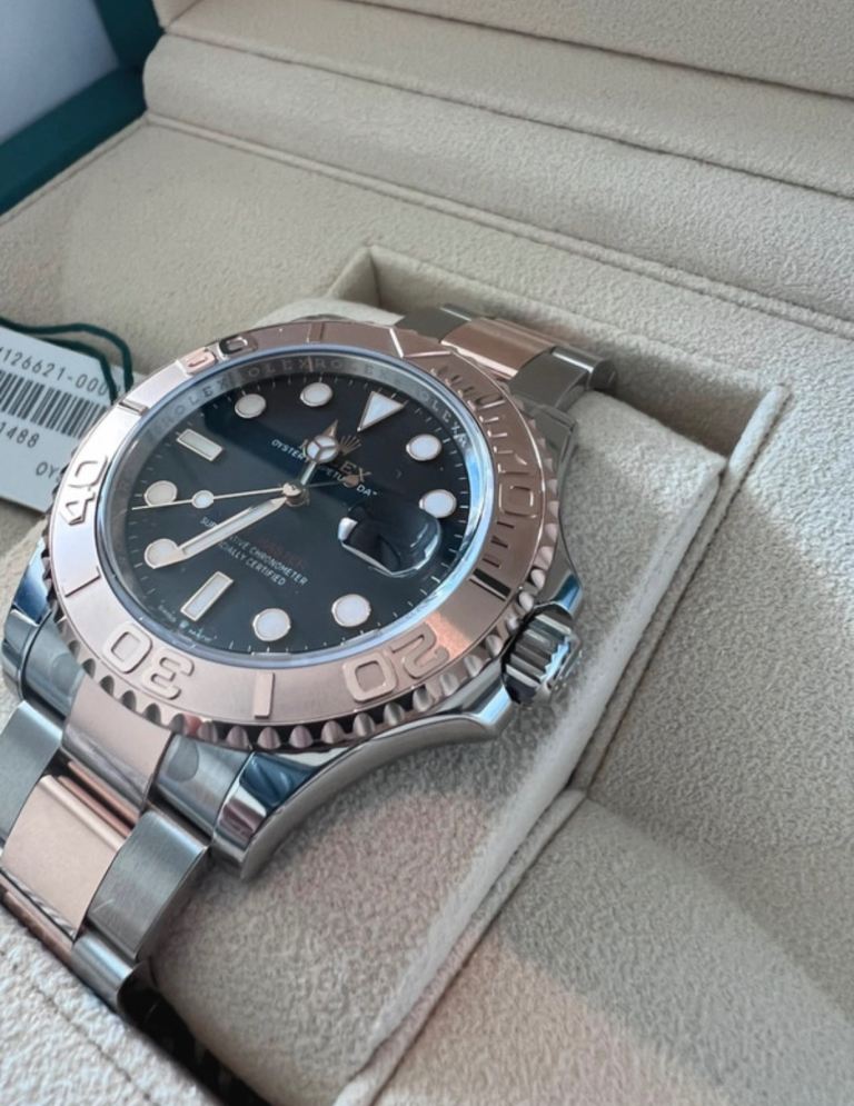 Rolex Yacht-Master 40mm 126621-0002 | Unworn with Stickers | 18ct Everose Gold & Steel