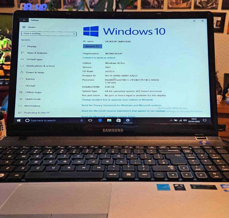 Samsung Notebook Laptop,15.6", Charger and Bag