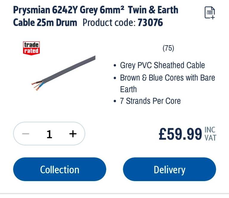 Electrical supplies, cables, boxes, 