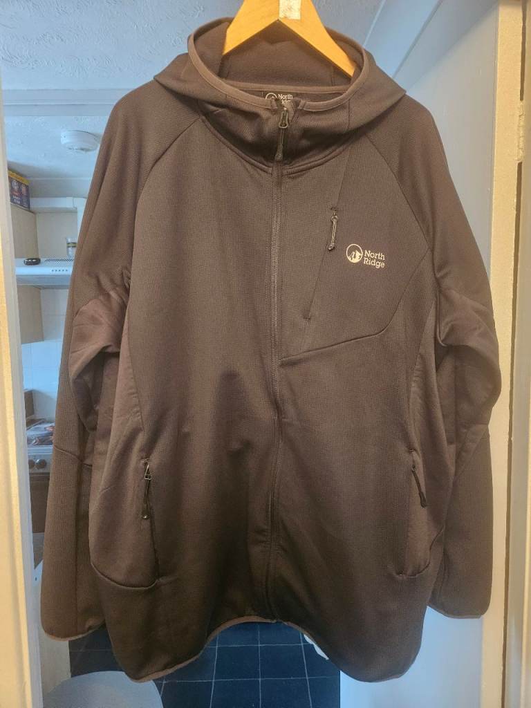 North Ridge Grey Hoodie XXXL – Good Condition
