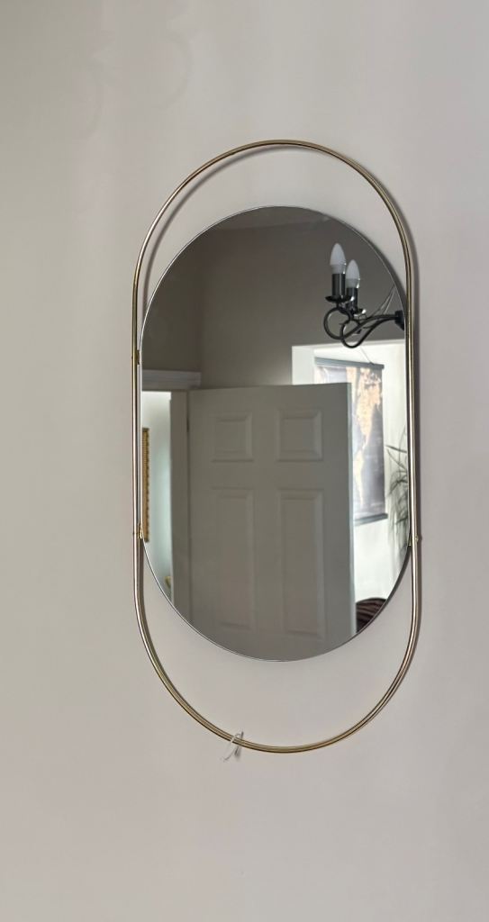 New oval mirror
