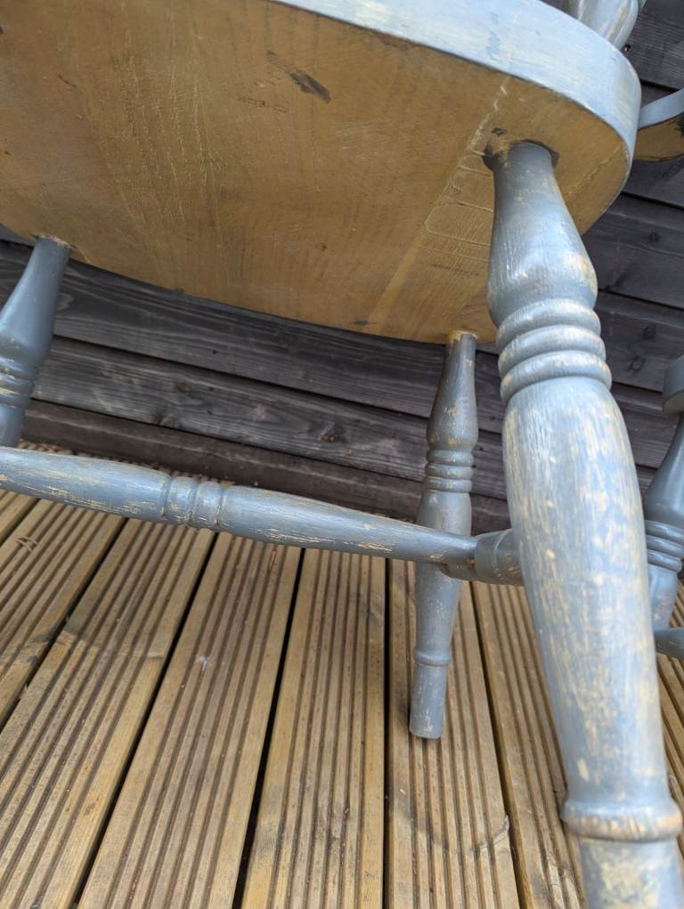 For Sale a pair of Solid oak Captain's Chairs