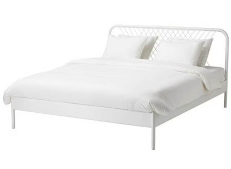 IKEA Nesttun bed frame in white 140x200 cm
