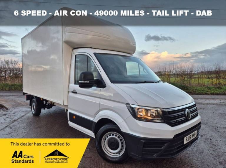 2019 19 VOLKSWAGEN CRAFTER 2.0 TDI CR35 STARTLINE LUTON 500KG TAIL LIFT  2DR DIE
