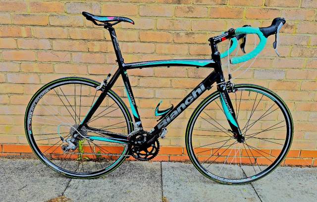 BIANCHI NIRONE 7 TIAGRA GROUPSET ALLOY CARBON FIBRE ROAD BIKE 57CM