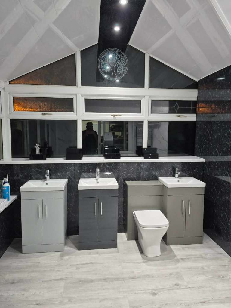 vanity units including taps