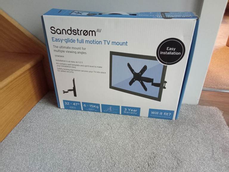 SANDSTROM TV MOUNT EASY-GLIDE FULL MOTION   32 - 47"