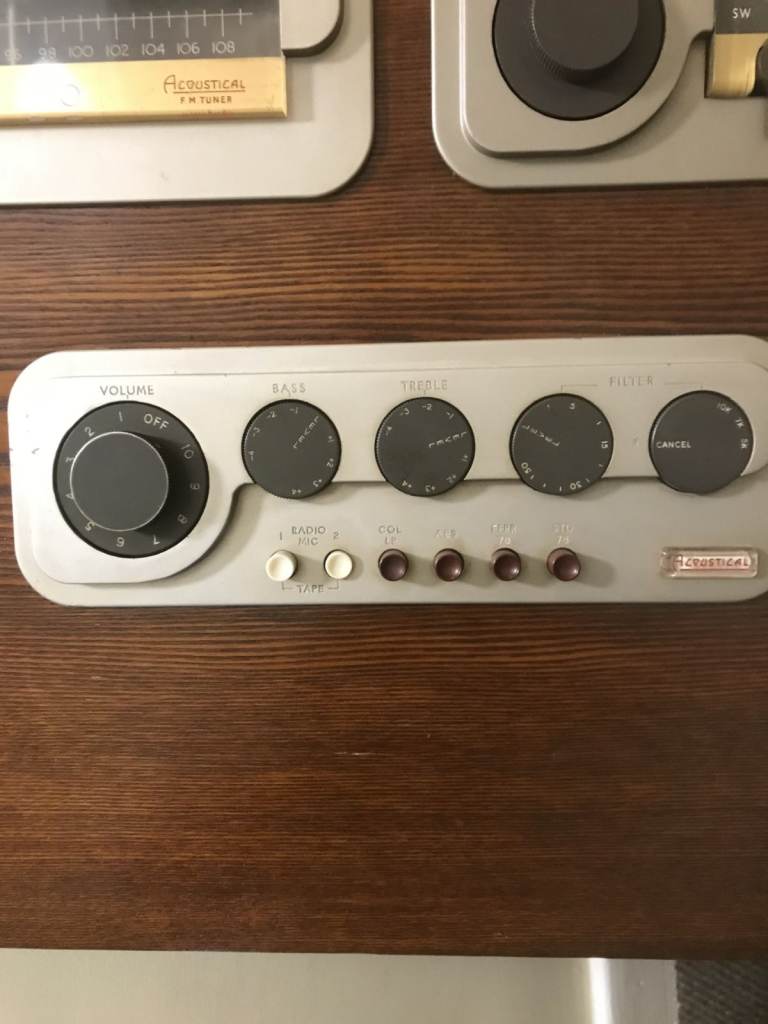 QUAD QC II PRE AMPLIFIER AND MATCHING FM TUNER AND LW/MW RECIEVER