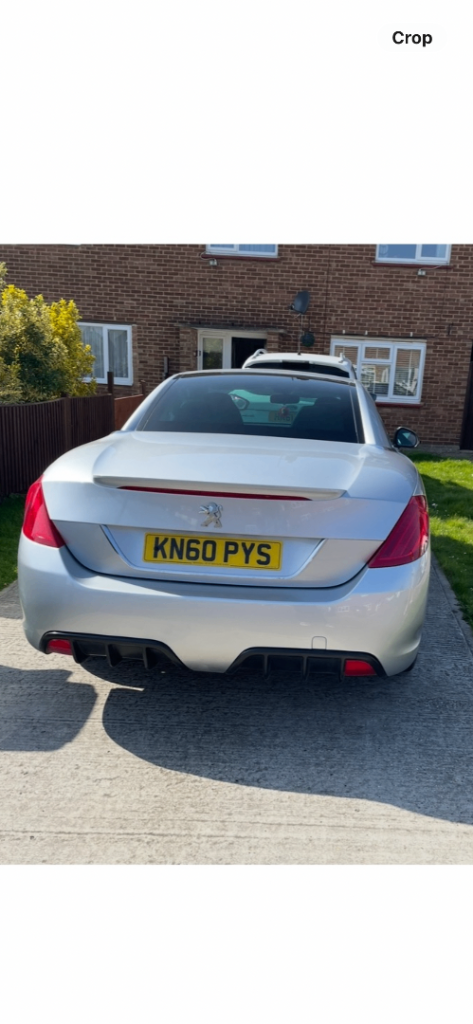 Peugeot, 308, Convertible, 2010, Manual, 1560 (cc), 2 doors