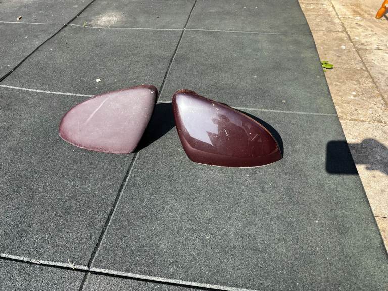 Ruby black  Wing mirrors cover caps for VW golf Mk7 7.5 