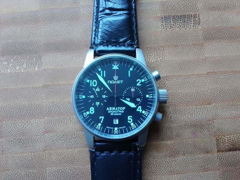 image for Russian poljot mechanical chronograph 