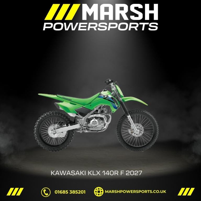 KLX 140R F 2027 Model - Kawasaki Main Dealer - Reserve NOW!