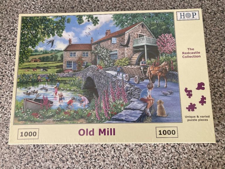House Of Puzzles 1000 Piece Jigsaw Puzzle Old Mill ( Brand New And Sealed )