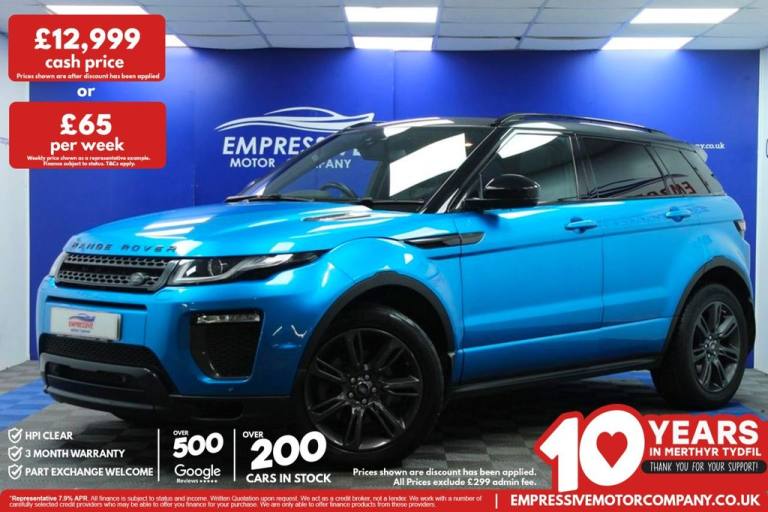 2019 68 LAND ROVER RANGE ROVER EVOQUE 2.0 TD4 LANDMARK SUV 5DR DIESEL MANUAL 4WD