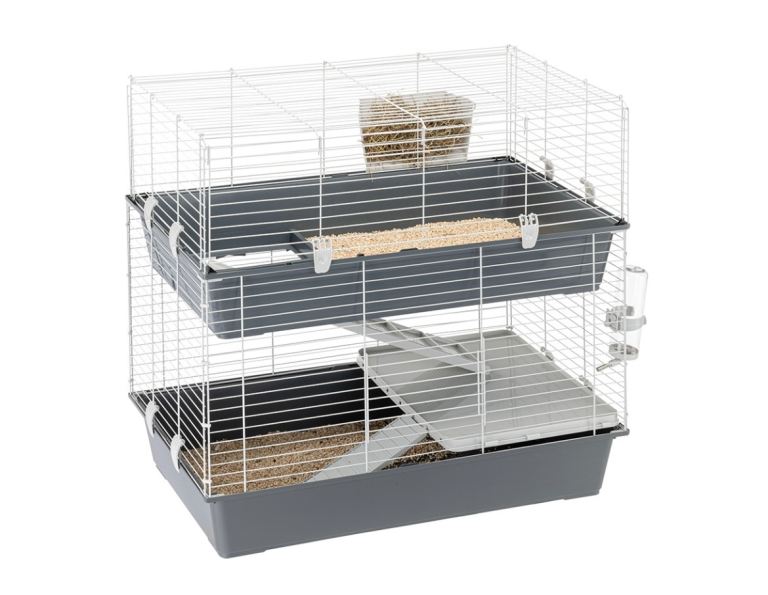 Ferplast Temporary Guinea Pig Home 200 Indoor Cage 2 Storey