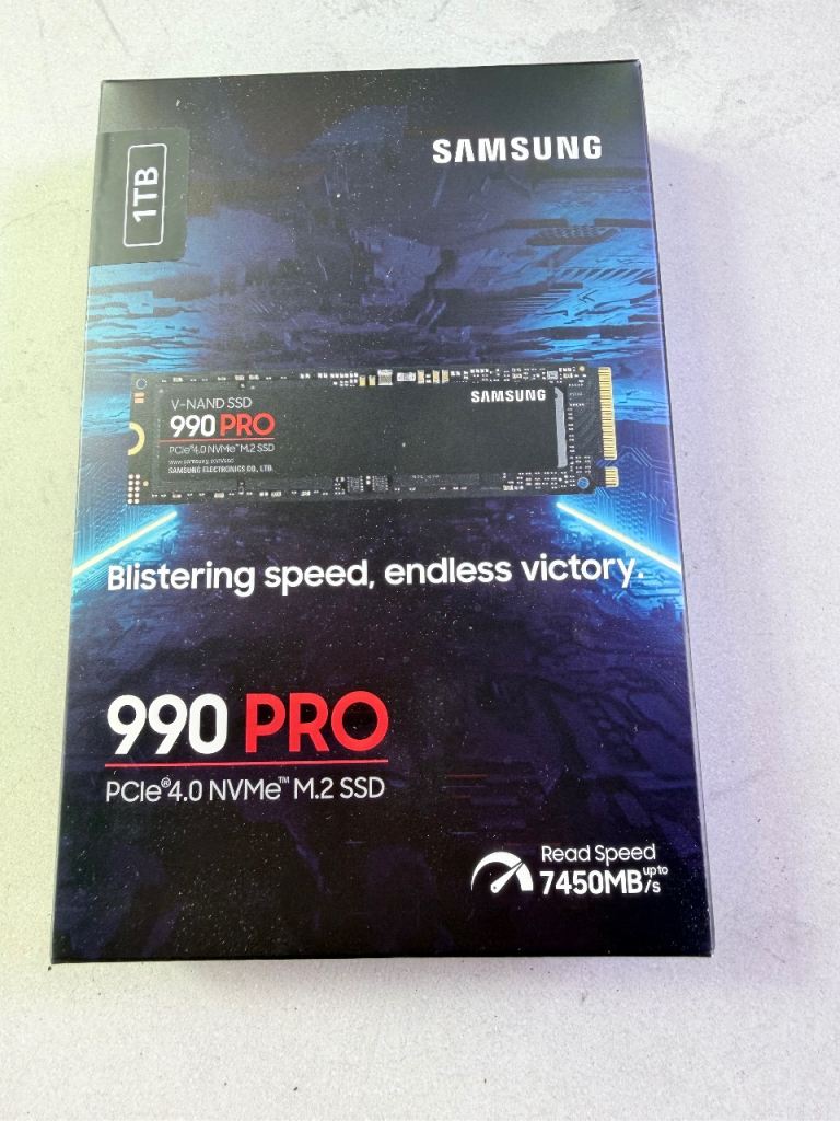 Samsun’s 1Tb SSD 990 PRO PCle°4.0 NVMe™ SSD