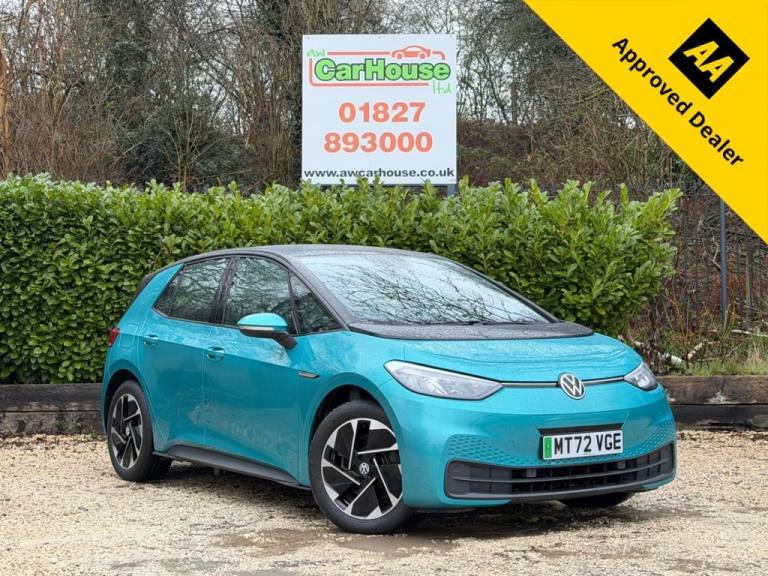 2022 72 VOLKSWAGEN ID.3 PRO PERFORMANCE 58KWH LIFE HATCHBACK 5DR ELECTRIC AUTO