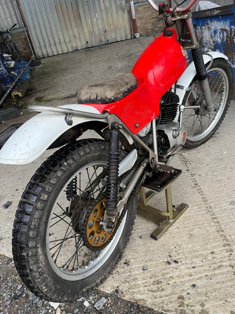 1968 Montesa Cota 247 Trials Bike Nickel Plated Frame Standard Condition 