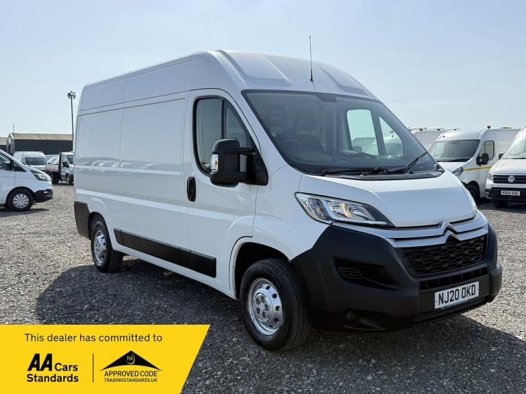 2020 Citroen Relay 2.2 BlueHDi H2 Van 140ps X PANEL VAN DIESEL Manual