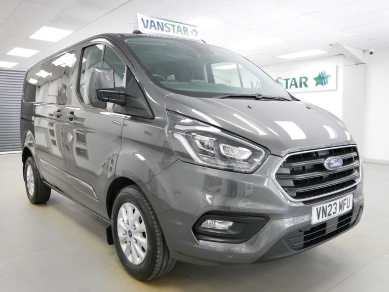 2023 TRANSIT CUSTOM 300 2.0 EBL 170 BHP SWB LIMITED AUTOMATIC CREWCAB ( NO VAT )